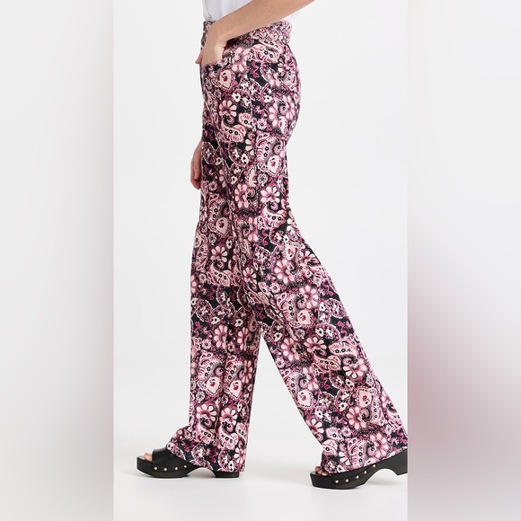 Figue MAIA PANT Small Paisley Fleur Black Berr,Floral Print,NWT,Size : 2 - Picture 5 of 14